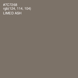 #7C7268 - Limed Ash Color Image